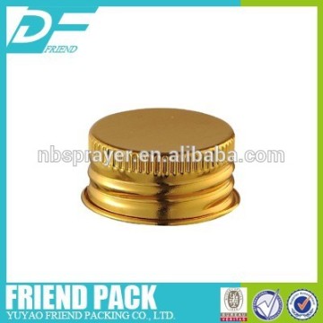 shine sliver gold screw cap 18mm/20mm/24mm/28mm aluminium cap