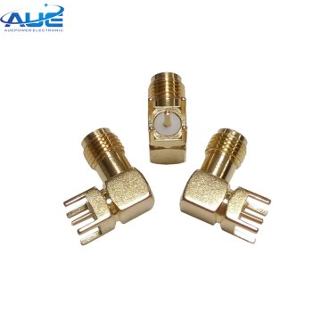 SMA Female Connector Right Angle 90 Degree PCB Mount