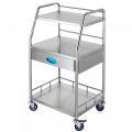 Customized Stainless Steel Food Trolley Medical Cart