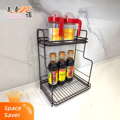 Seasoning storage rack brown