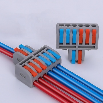 1 in 3 Out Mini Size Wire Quick Connection Terminal Block DF-62