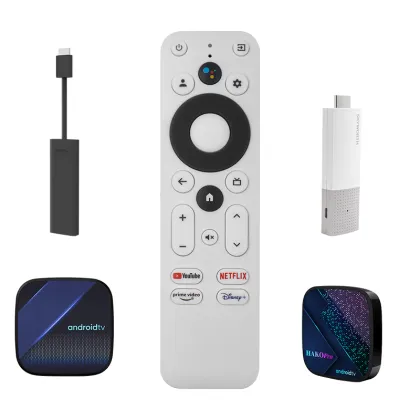 Google TV Compatible New Voice Remote Controls for H96 Max HAKOPRO, MECOOL, and SKYWORTH
