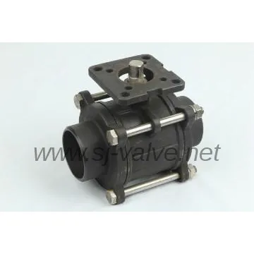Carbon Steel Ball Valve Mounted Pad
