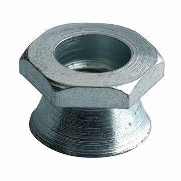 Shear nuts, made of steel, stainless steel and brass