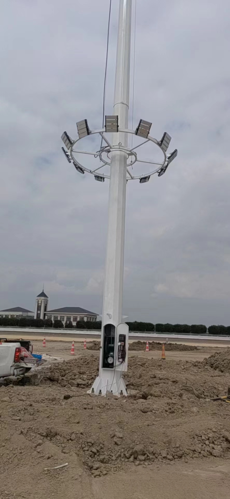 High Mast Stadium Street Lamp Lighting Pole