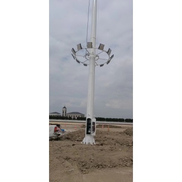 High Pole Light Good Price Outdoor 20m High Mast Steel Street Light Pole Factory