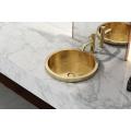 304 Stainless Art Bathroom Gold Wash Basin