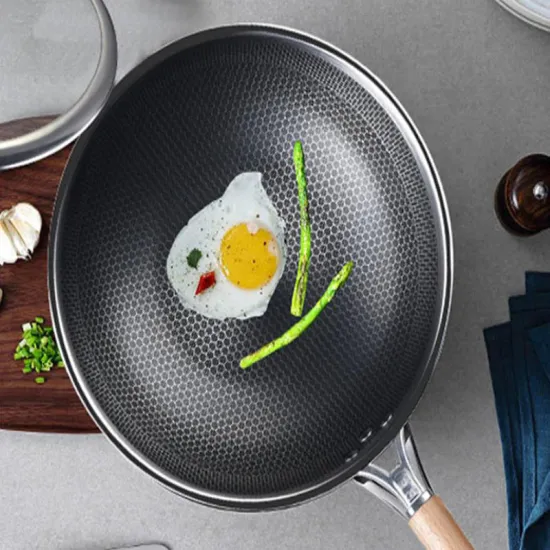 Stainless Steel Honeycomb Uncoated Pan