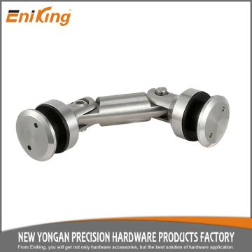 Professional 304ss stainless steel glass to glass connector