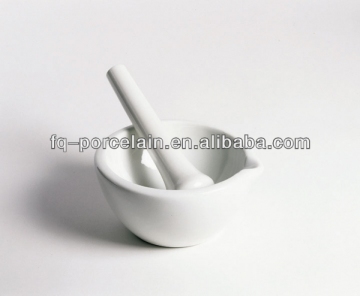 Laboratory 60mm porcelain mortar, pestle with low price