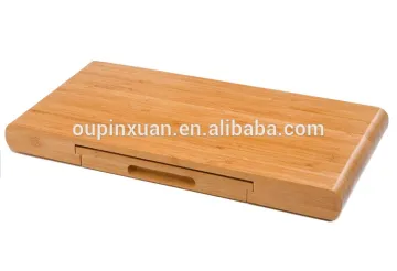 100% natural bamboo cutting board with knives storage drawer,promotional chopping blocks