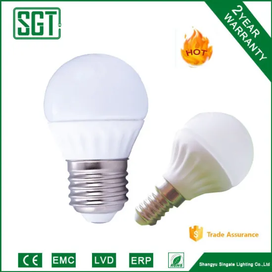 E27/E14 G45 led light lamp china the led