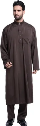 PROMISTAR 2024 New Arrivals: Islamic Clothing Wholesale Kaftan for Men