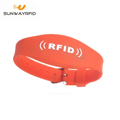 Adjustable Double Frequency RFID Silicone Wristbands