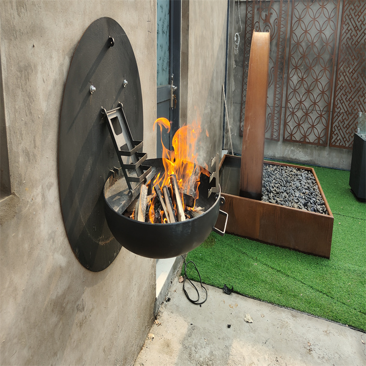 Garden Steel Fire Pit Barbecue