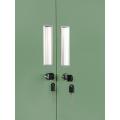 4 Student Steel Locker Green 2 Wide