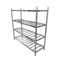 Stainless steel storage rack hollow