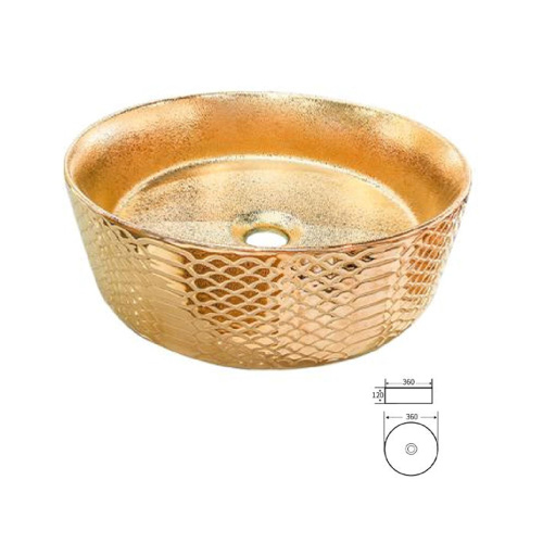 Hot Sale Bathroom Gold Basin