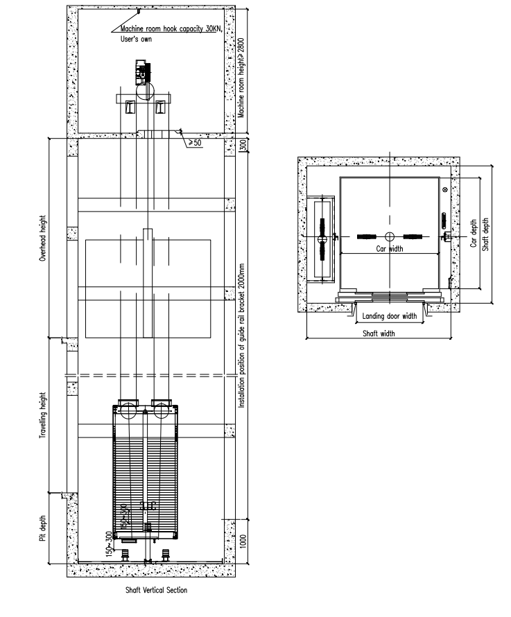 MR elevator（2000-32000）