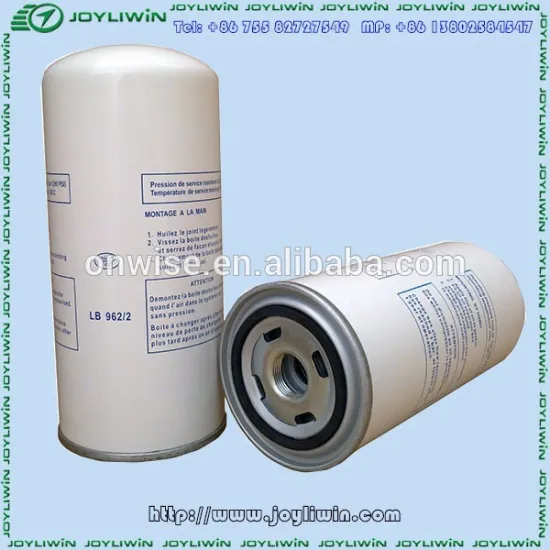 industry accessories parts screw compressor oil filter compressed air oil separator JOY LB962/2 element for MANN