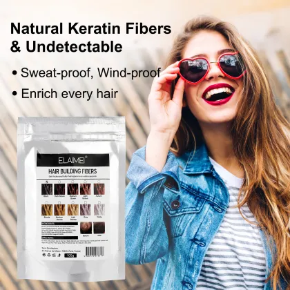 Private Label OEM Bulk Pack Refill Bags: Thickening Powder, Instant Fiber, Regrowth Full Keratin Hair Building Fibers