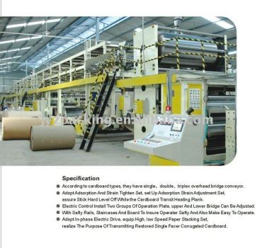 Bride conveyor for carton box packing machine