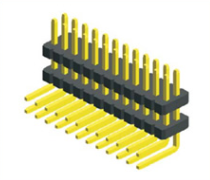 1.27mm Pitch Dual Row Double Plastic