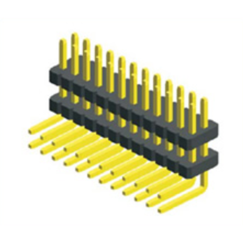 Passo 1,27mm em plástico duplo de duas fileiras