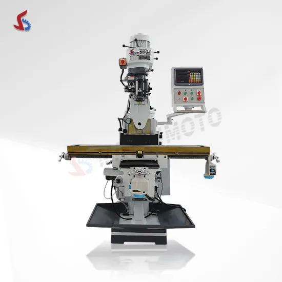 High Quality M6S Vertical and Horizontal Turret Milling Machine: Durable Metal Milling Solution