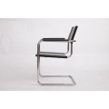 Klassiker Mart Stam S34 Lether Dining Chair