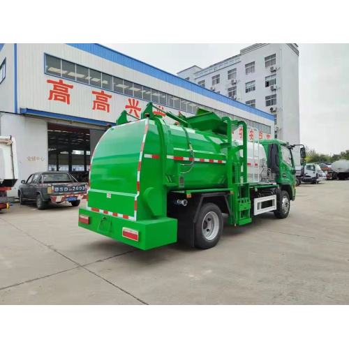 Urban garbage collection electric garbage transport truck