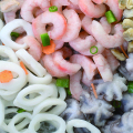 Mezcla de mariscos congelados con camarones de calamar surimi 1 kg