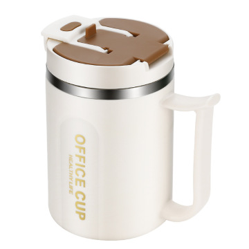 304 Stainless Steel Insulated Coffee Cup Mug with Spoon and Straw