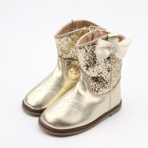 Glitter Bow-knot Niños Niñas Botas