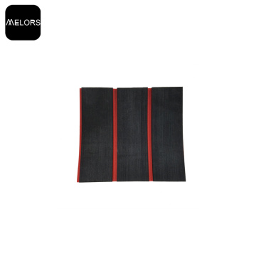 Melors Red Black Synthetic Faux Teak Marine Sheet