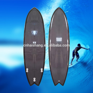 Smoking surfboards black small boards FCS fins surfing boards