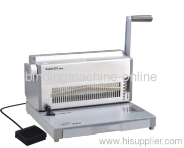 28 Punch Sheets Electric Wire Binding Machine 