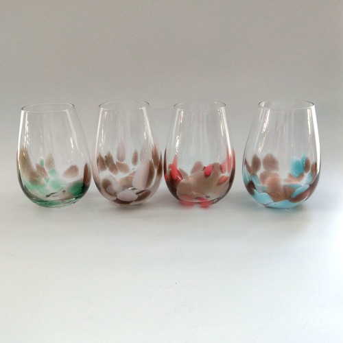 high quality colorful goblet glass for red wine