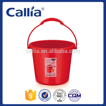 Manufacturer Red Plastic Bucket Thick Plastic Bucket with handle