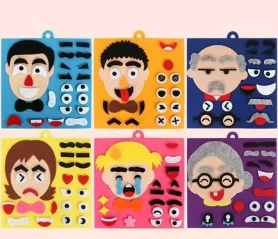 DIY toys felt clothes kid learning dress up