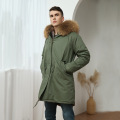 Hochwertige Herren Parka Jacke Lange Großhandel Custom