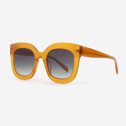 Steffy Square-framed Acetate Women's Sunglasses