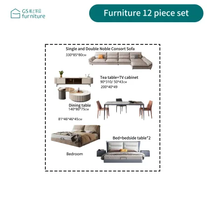 Modern Living Room Furniture: Streamlined Designs for Apartments and Hotels