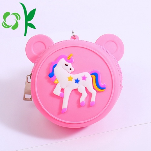 Kartun Silicone Coin Storage Purse Bag Gadis Dompet