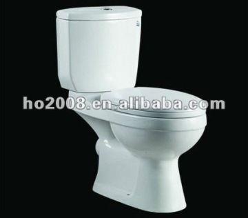 Ceramic Washdown 2 piece Toilet P trap A-2132