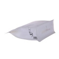 Matte White Flat Bottom Coffee Bags With Valve