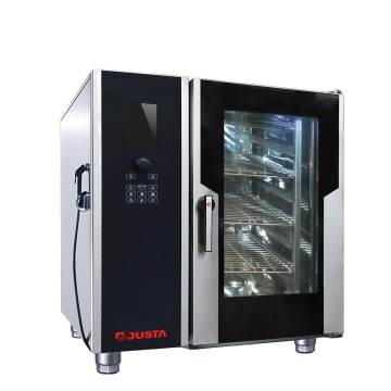 10 Layer Gas Combi Steam Oven with Temperature Probe
