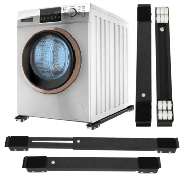 Adjustable Washing Machine Pedestal with 24 Wheels for Moving and Support