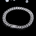 Premium Lab Diamond Cuban Cuban Link ကွင်းဆက်ကွင်းဆက်