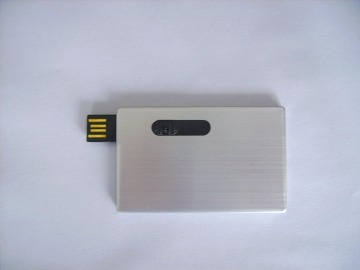 Metal Business Card Shape USB Memory
